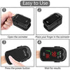 Oxygen Monitor Portable Digital Reading LED Display with 2 Batteries and Lanyard